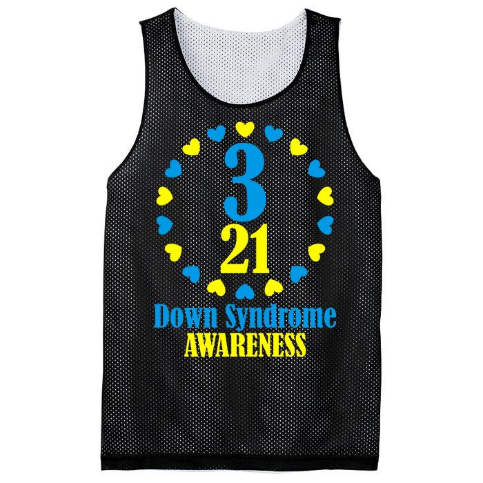 Down Syndrome Awareness Mesh Reversible Basketball Jersey Tank