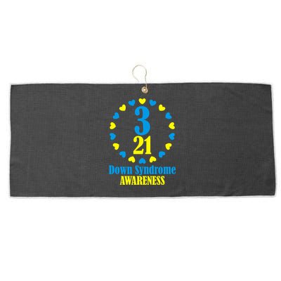 Down Syndrome Awareness Large Microfiber Waffle Golf Towel