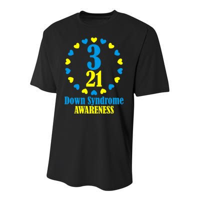 Down Syndrome Awareness Youth Performance Sprint T-Shirt