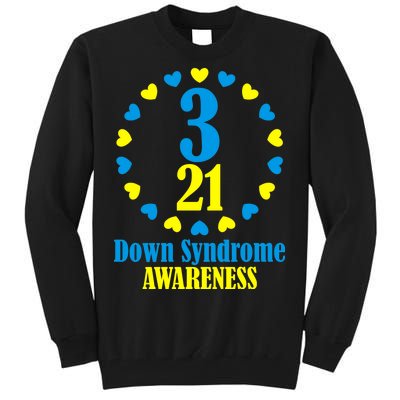 Down Syndrome Awareness Tall Sweatshirt