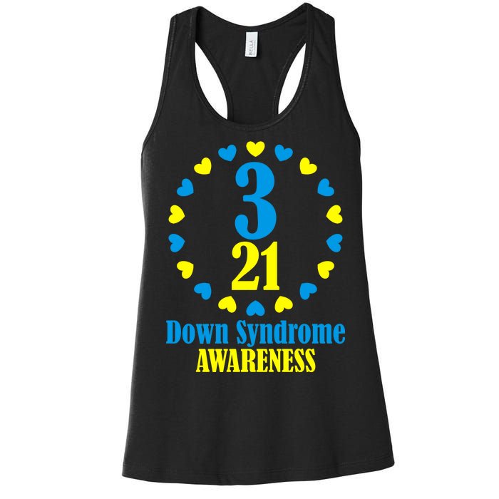 Down Syndrome Awareness Women's Racerback Tank