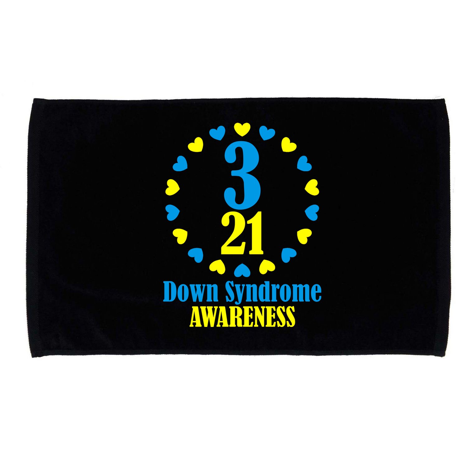 Down Syndrome Awareness Microfiber Hand Towel