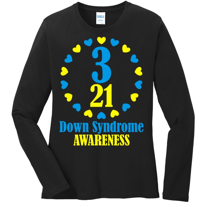 Down Syndrome Awareness Ladies Long Sleeve Shirt