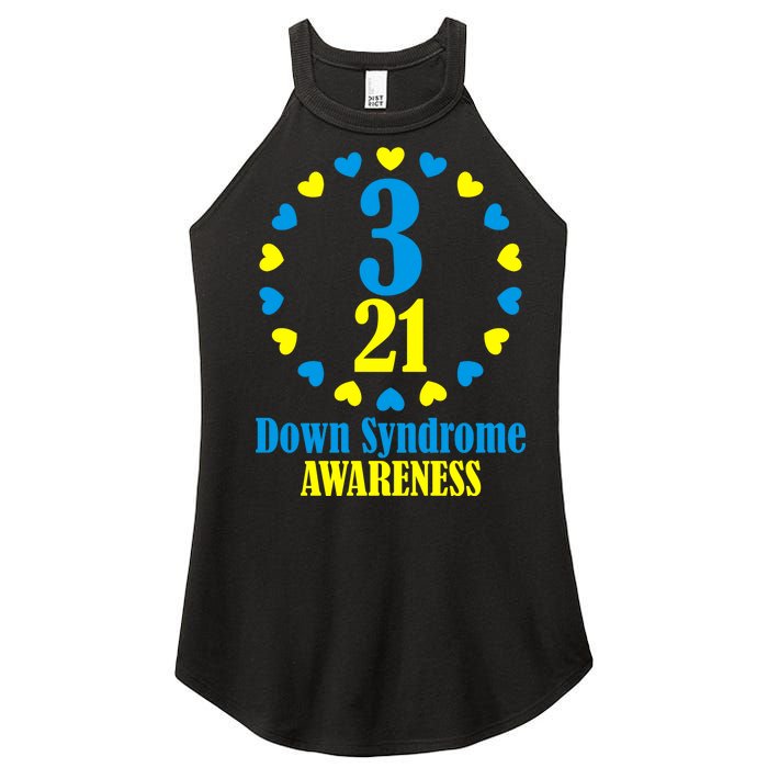 Down Syndrome Awareness Women’s Perfect Tri Rocker Tank