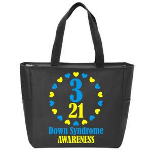 Down Syndrome Awareness Zip Tote Bag