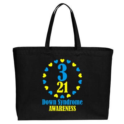 Down Syndrome Awareness Cotton Canvas Jumbo Tote