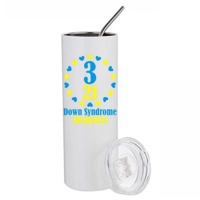 Down Syndrome Awareness Stainless Steel Tumbler