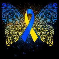 Down Syndrome Awareness Butterfly Ribbon Cooling Performance Crew T-Shirt