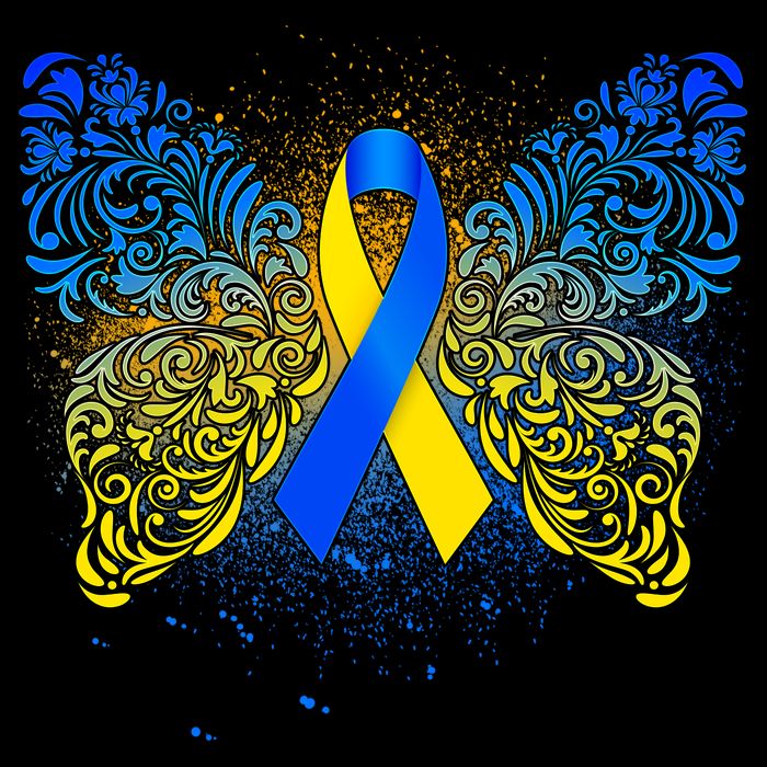 Down Syndrome Awareness Butterfly Ribbon Cooling Performance Crew T-Shirt