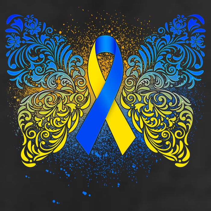 Down Syndrome Awareness Butterfly Ribbon Beanie