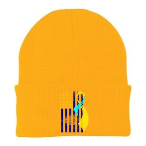 Down Syndrome Awareness Flag Knit Cap Winter Beanie