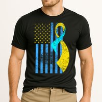 Down Syndrome Awareness Flag Cooling Performance Crew T-Shirt