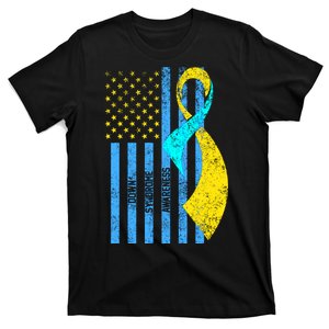 Down Syndrome Awareness Flag T-Shirt