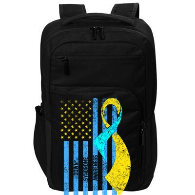 Down Syndrome Awareness Flag Impact Tech Backpack