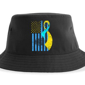 Down Syndrome Awareness Flag Sustainable Bucket Hat