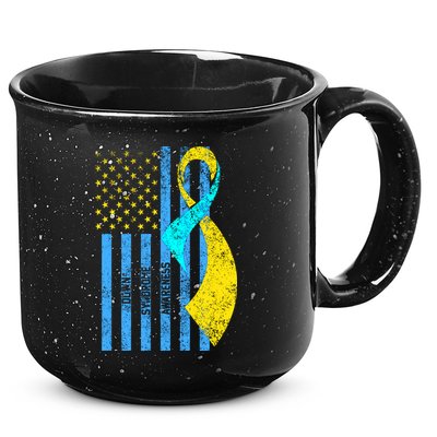 Down Syndrome Awareness Flag 15oz Campfire Ceramic Mug