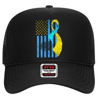 Down Syndrome Awareness Flag Trucker Hat