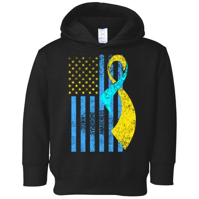 Down Syndrome Awareness Flag Toddler Hoodie