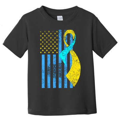 Down Syndrome Awareness Flag Toddler T-Shirt