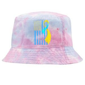 Down Syndrome Awareness Flag Tie-Dyed Bucket Hat