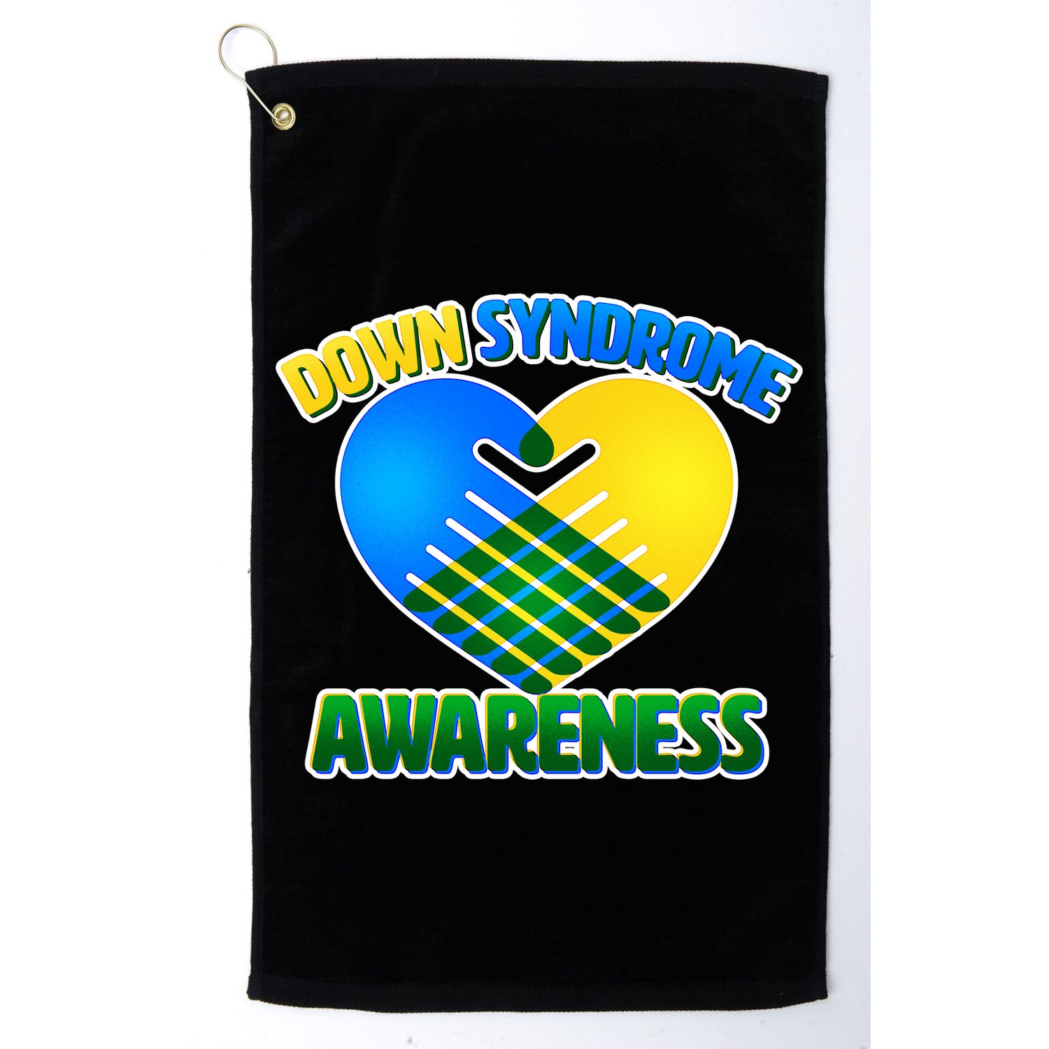 Down Syndrome Awareness Hands Of Love Golf Towel