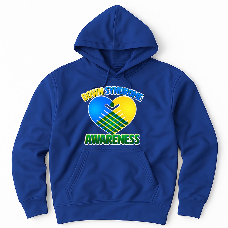 Down Syndrome Awareness Hands Of Love Hoodie