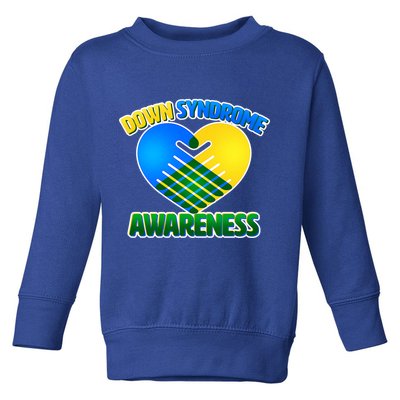 Down Syndrome Awareness Hands Of Love Toddler Sweatshirt