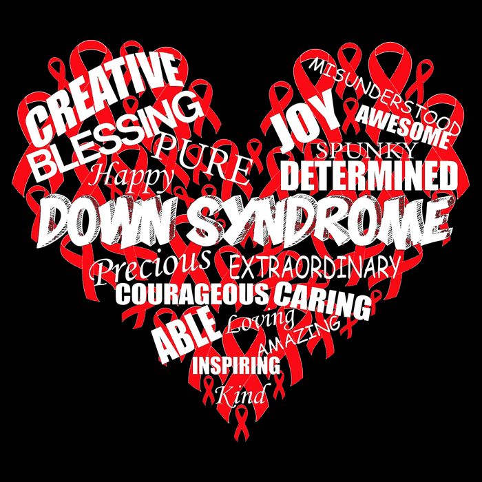 Down Syndrome Awareness Heart Cooling Performance Crew T-Shirt