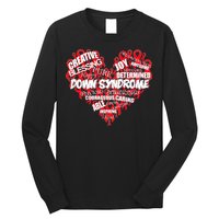 Down Syndrome Awareness Heart Long Sleeve Shirt