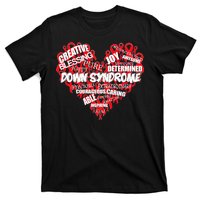 Down Syndrome Awareness Heart T-Shirt