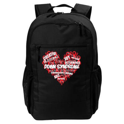 Down Syndrome Awareness Heart Daily Commute Backpack