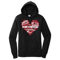 Down Syndrome Awareness Heart Women's Pullover Hoodie