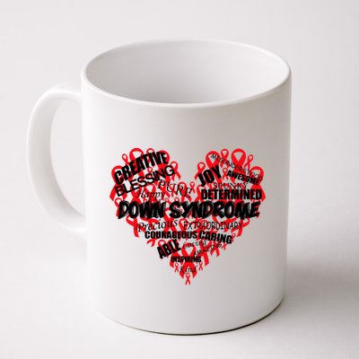 Down Syndrome Awareness Heart Coffee Mug