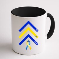 Down Syndrome Awareness Joy Love Strength  Mug