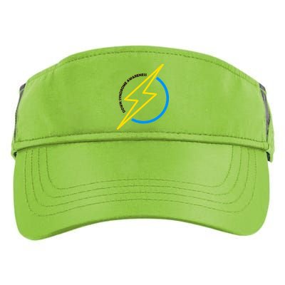 Down Syndrome Awareness Lightning Bolt Adult Drive Performance Visor