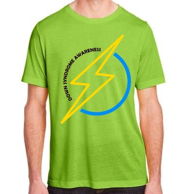 Down Syndrome Awareness Lightning Bolt Adult ChromaSoft Performance T-Shirt