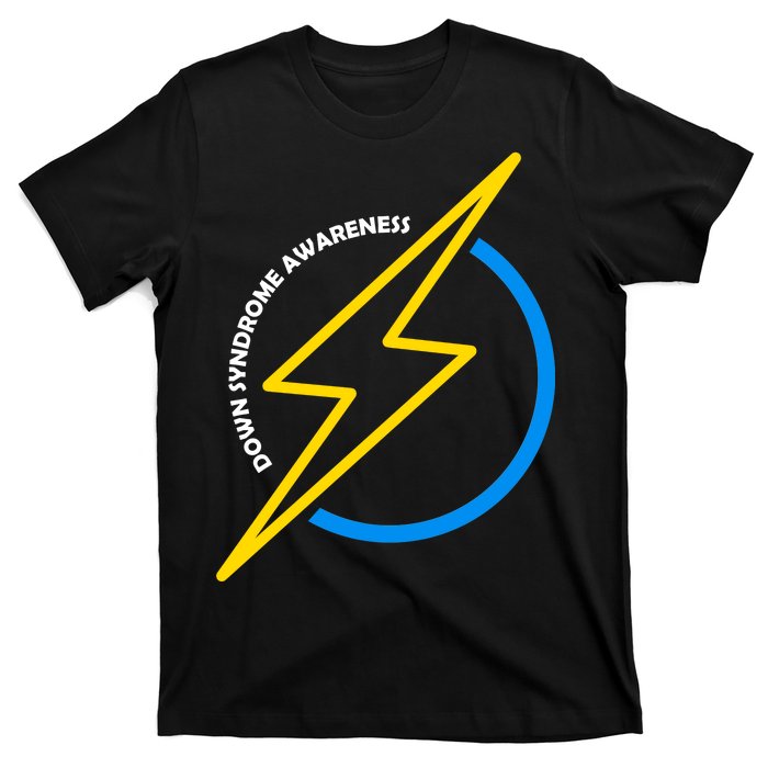 Down Syndrome Awareness Lightning Bolt T-Shirt