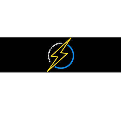 Down Syndrome Awareness Lightning Bolt Bumper Sticker