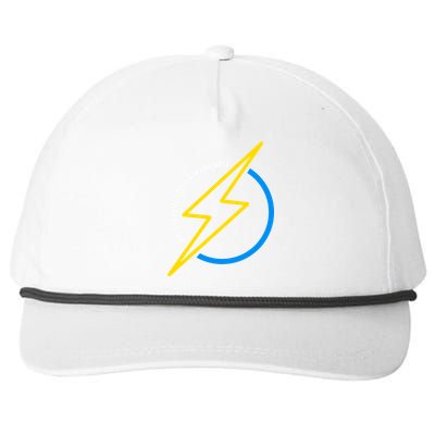 Down Syndrome Awareness Lightning Bolt Snapback Five-Panel Rope Hat