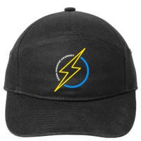 Down Syndrome Awareness Lightning Bolt 7-Panel Snapback Hat