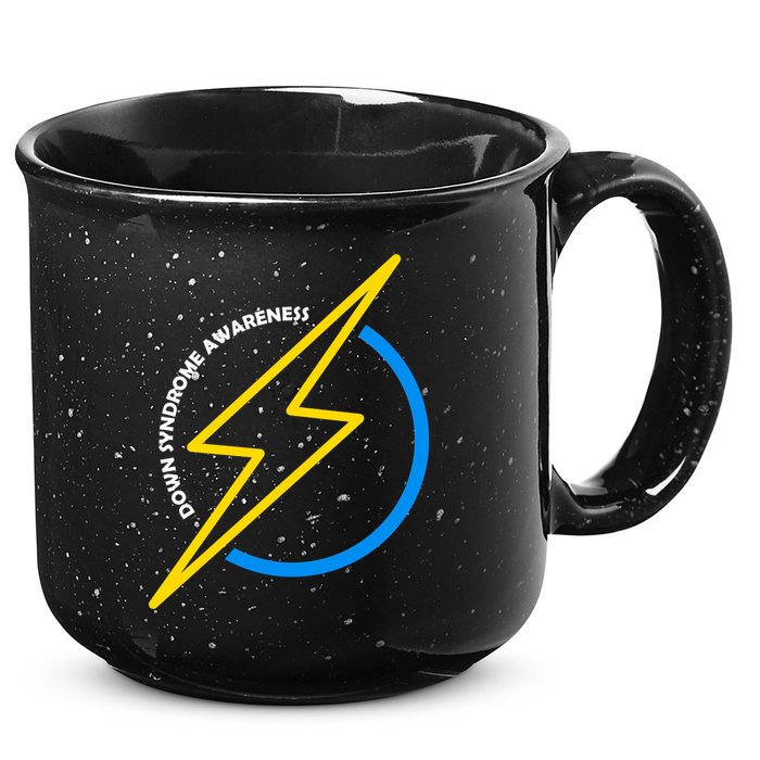 Down Syndrome Awareness Lightning Bolt 15oz Campfire Ceramic Mug