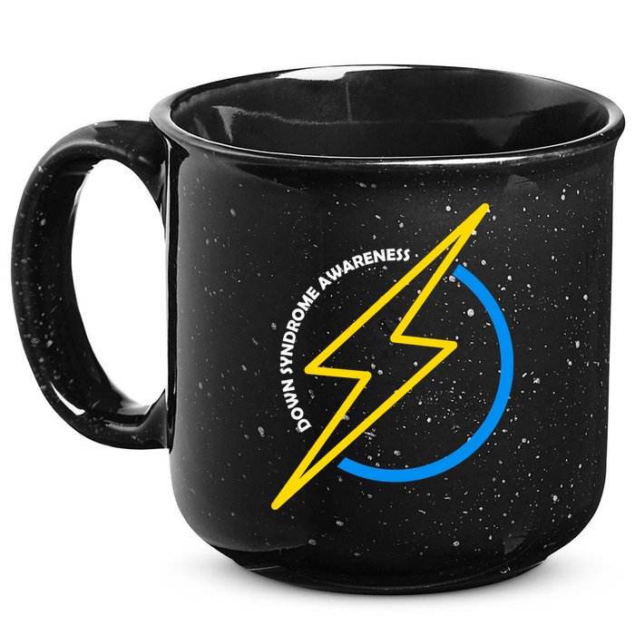 Down Syndrome Awareness Lightning Bolt 15oz Campfire Ceramic Mug