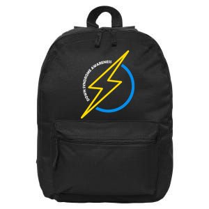 Down Syndrome Awareness Lightning Bolt 16 in Basic Backpack