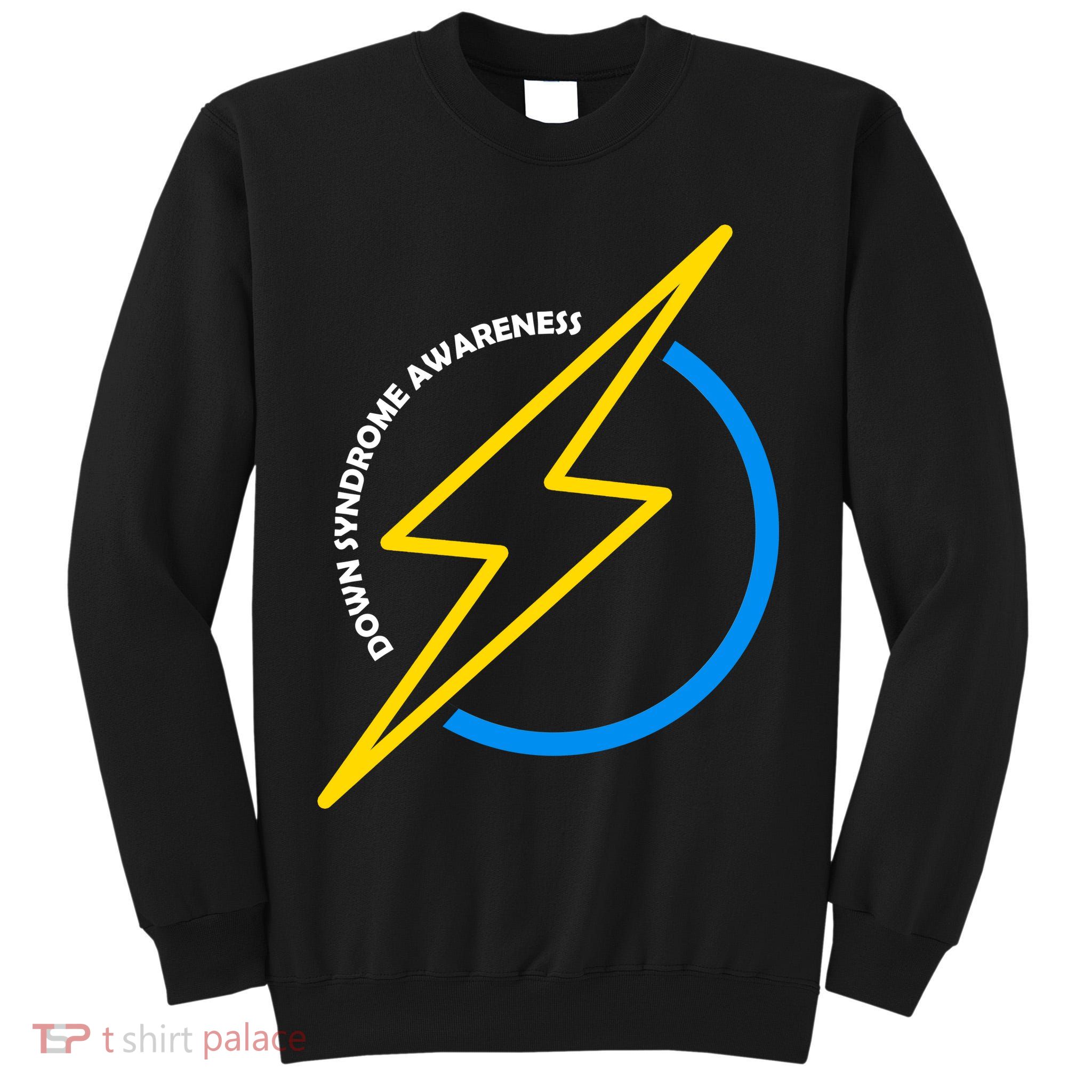Down Syndrome Awareness Lightning Bolt Tall Sweatshirt
