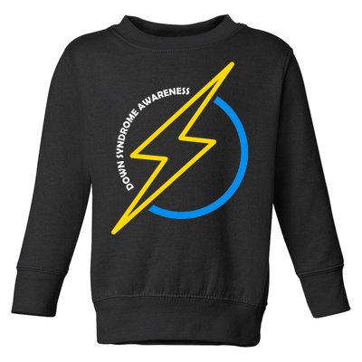 Down Syndrome Awareness Lightning Bolt Toddler Sweatshirt