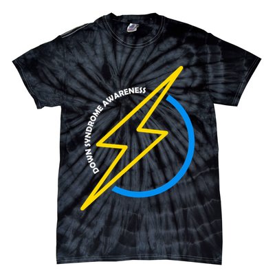 Down Syndrome Awareness Lightning Bolt Tie-Dye T-Shirt