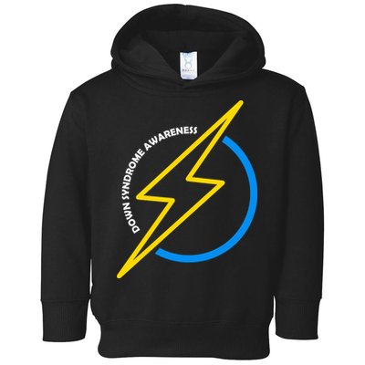 Down Syndrome Awareness Lightning Bolt Toddler Hoodie