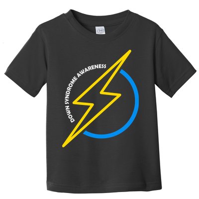 Down Syndrome Awareness Lightning Bolt Toddler T-Shirt