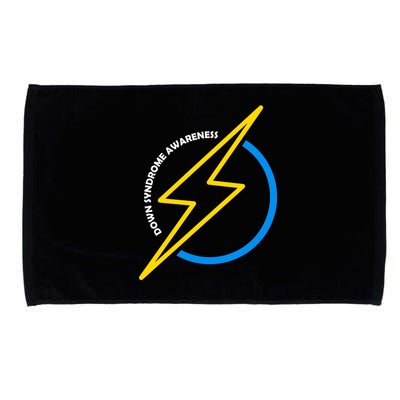 Down Syndrome Awareness Lightning Bolt Microfiber Hand Towel