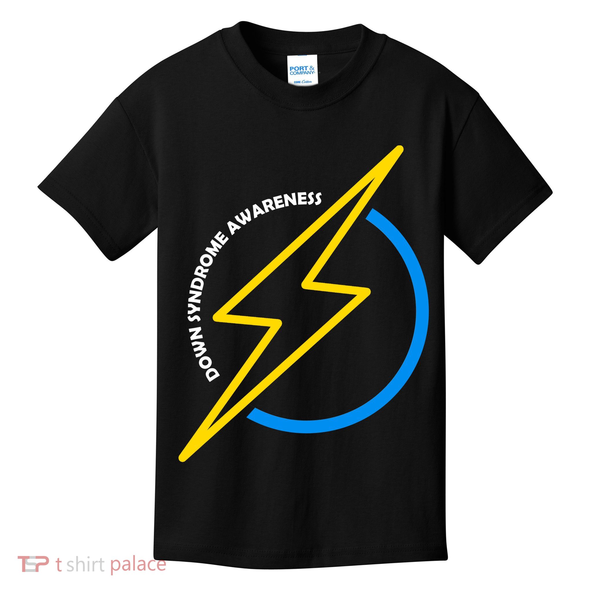 Down Syndrome Awareness Lightning Bolt Kids T-Shirt